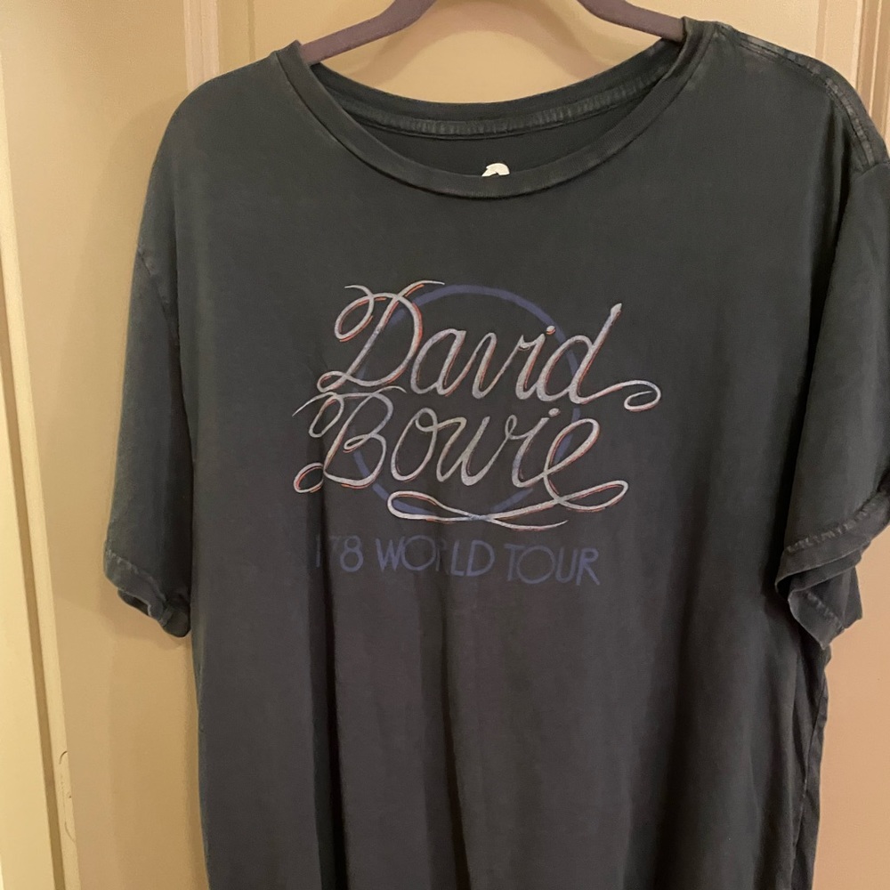 Lucky Brand David Bowie short sleeve tee shirt
